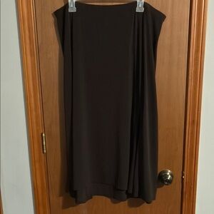 Cato Asymmetrical Brown Skirt
